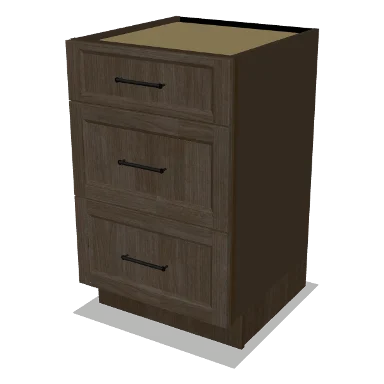 VDB21 cabinet in Transitional Warm Brown Stain