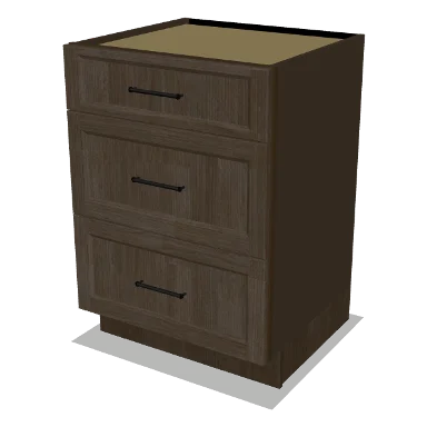 VDB24 cabinet in Transitional Warm Brown Stain