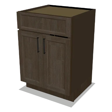 VSB24 cabinet in Transitional Warm Brown Stain