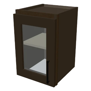 W1218GD cabinet in Transitional Warm Brown Stain