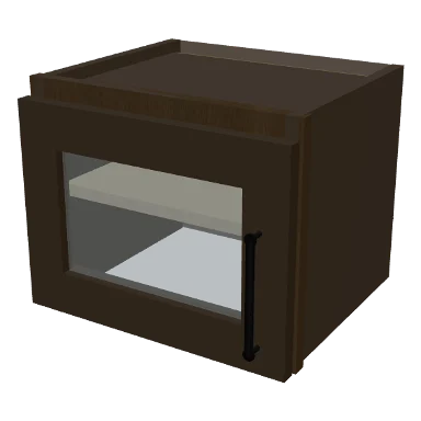W1512GD cabinet in Transitional Warm Brown Stain