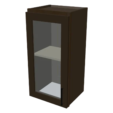 W1530GD cabinet in Transitional Warm Brown Stain