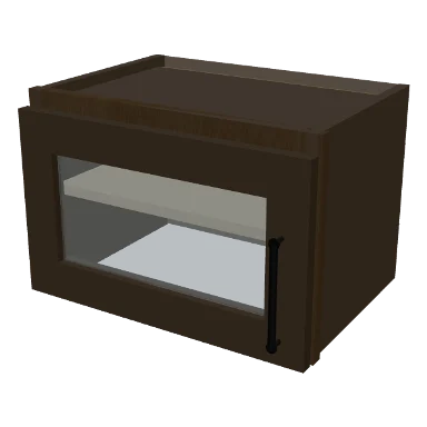 W1812GD cabinet in Transitional Warm Brown Stain