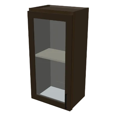 W1836GD cabinet in Transitional Warm Brown Stain