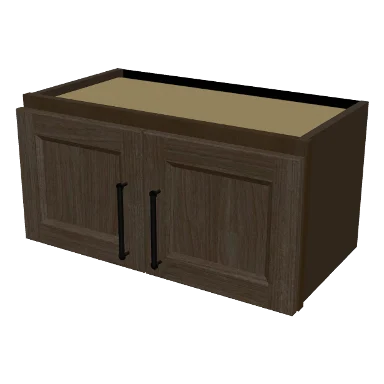W2412 cabinet in Transitional Warm Brown Stain