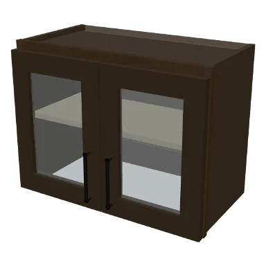 W2418GD cabinet in Transitional Warm Brown Stain