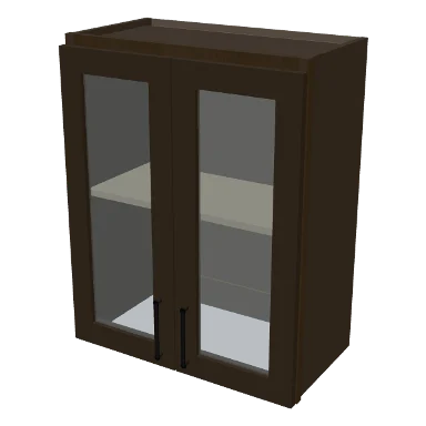 W2430GD cabinet in Transitional Warm Brown Stain