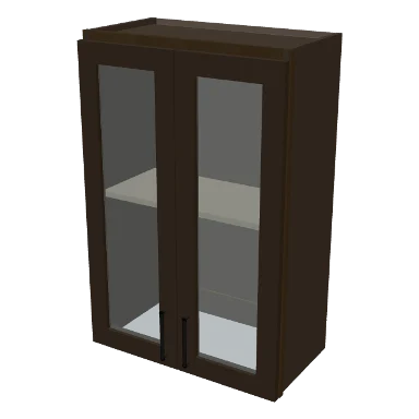 W2436GD cabinet in Transitional Warm Brown Stain
