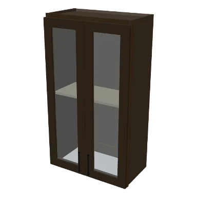 W2442GD cabinet in Transitional Warm Brown Stain