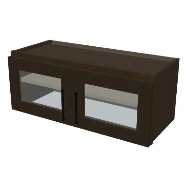 W3012GD cabinet in Transitional Warm Brown Stain
