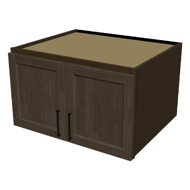 W301824 cabinet in Transitional Warm Brown Stain