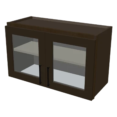 W3018GD cabinet in Transitional Warm Brown Stain