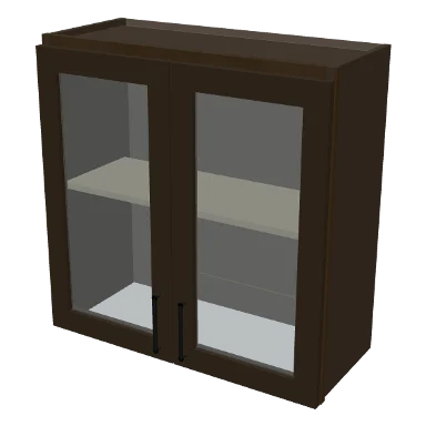 W3030GD cabinet in Transitional Warm Brown Stain