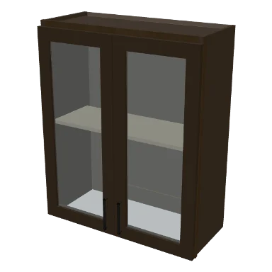 W3036GD cabinet in Transitional Warm Brown Stain