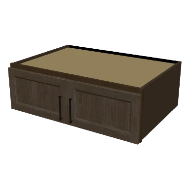 W361224 cabinet in Transitional Warm Brown Stain