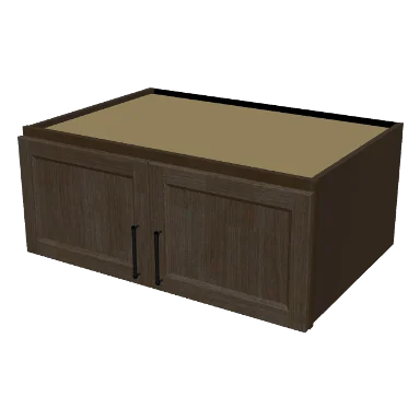 W361524 cabinet in Transitional Warm Brown Stain