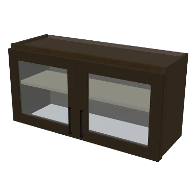 W3618GD cabinet in Transitional Warm Brown Stain