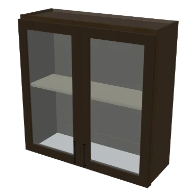 W3636GD cabinet in Transitional Warm Brown Stain