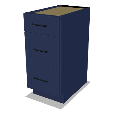 3DB15 cabinet in Shaker Navy Blue
