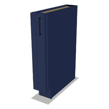 B06SR cabinet in Shaker Navy Blue