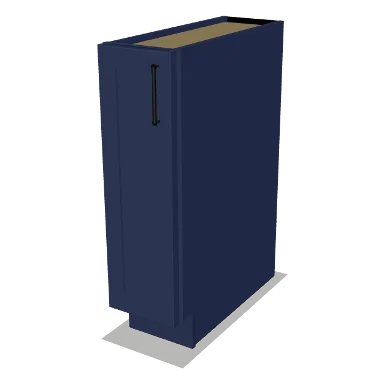 B09SR cabinet in Shaker Navy Blue