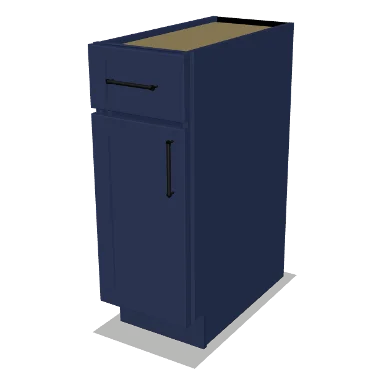 B12 cabinet in Shaker Navy Blue
