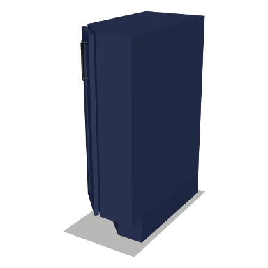 BAE12L cabinet in Shaker Navy Blue