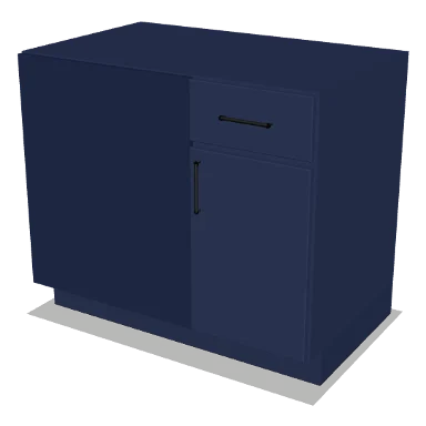 BBC42/45-39 cabinet in Shaker Navy Blue