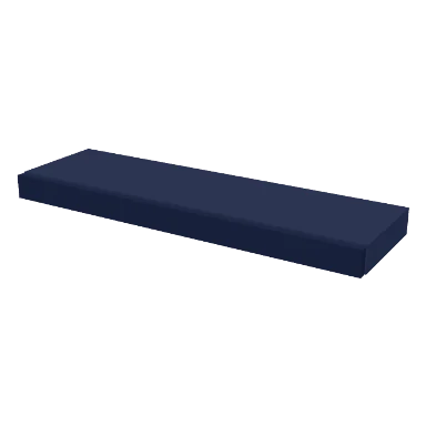 FLS36-W cabinet in Shaker Navy Blue