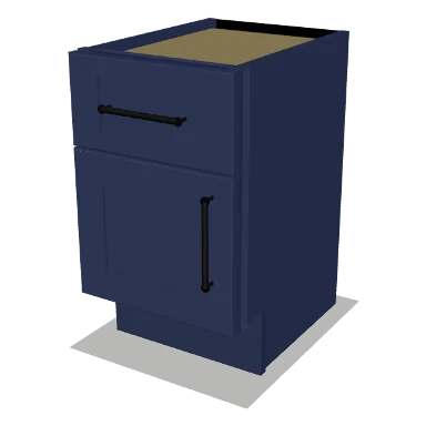 MINI cabinet in Shaker Navy Blue