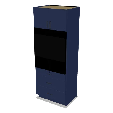 OC339024 cabinet in Shaker Navy Blue
