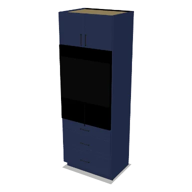 OC339624 cabinet in Shaker Navy Blue