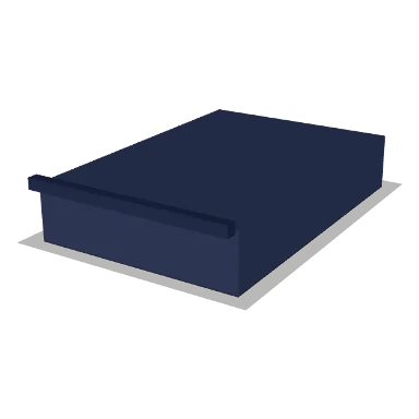 RT18 cabinet in Shaker Navy Blue