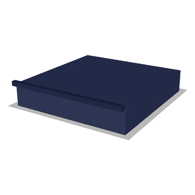 RT24 cabinet in Shaker Navy Blue