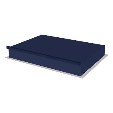 RT33 cabinet in Shaker Navy Blue