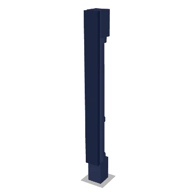 SQDL cabinet in Shaker Navy Blue