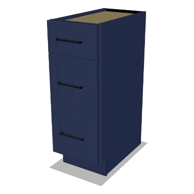 VDB12 cabinet in Shaker Navy Blue