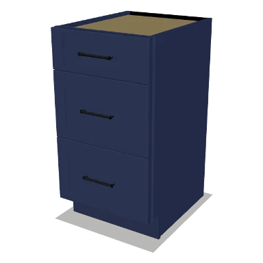 VDB18 cabinet in Shaker Navy Blue