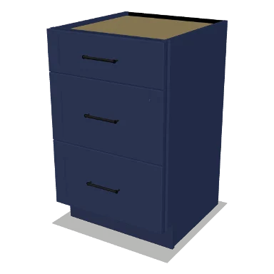 VDB21 cabinet in Shaker Navy Blue