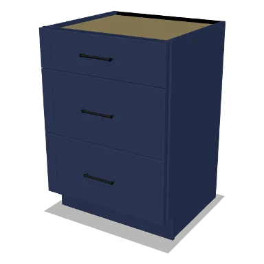 VDB24 cabinet in Shaker Navy Blue