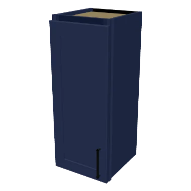 W1230 cabinet in Shaker Navy Blue