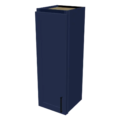 W1236 cabinet in Shaker Navy Blue