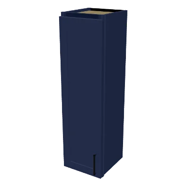 W1242 cabinet in Shaker Navy Blue