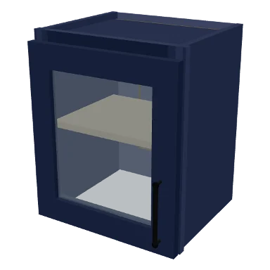 W1518GD cabinet in Shaker Navy Blue