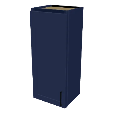 W1536 cabinet in Shaker Navy Blue