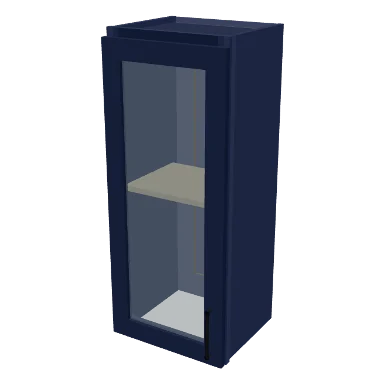 W1536GD cabinet in Shaker Navy Blue