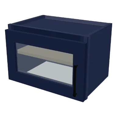 W1812GD cabinet in Shaker Navy Blue