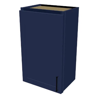 W1830 cabinet in Shaker Navy Blue