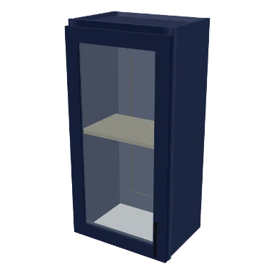 W1836GD cabinet in Shaker Navy Blue