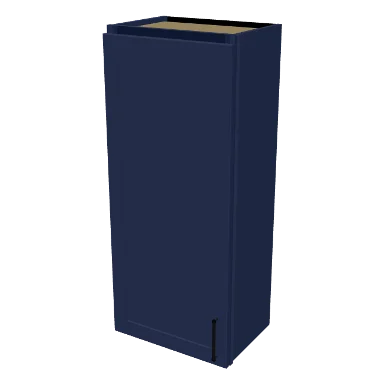 W1842 cabinet in Shaker Navy Blue